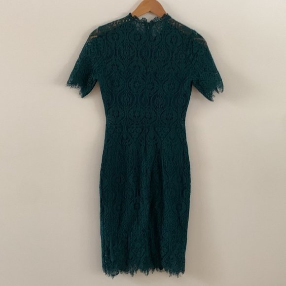 Lulus Remarkable Forest Green Lace Dress - Picture 4 of 10